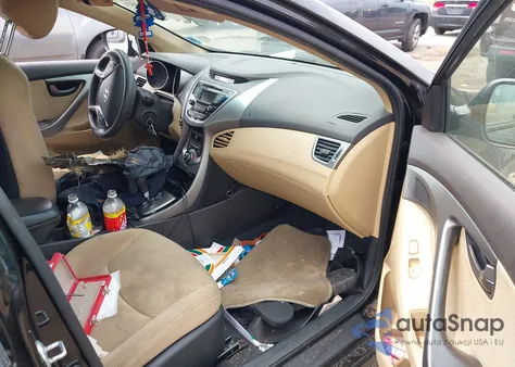 2013 Hyundai Elantra Gls from USA, damaged, VIN KMHDH4AE4DU983559